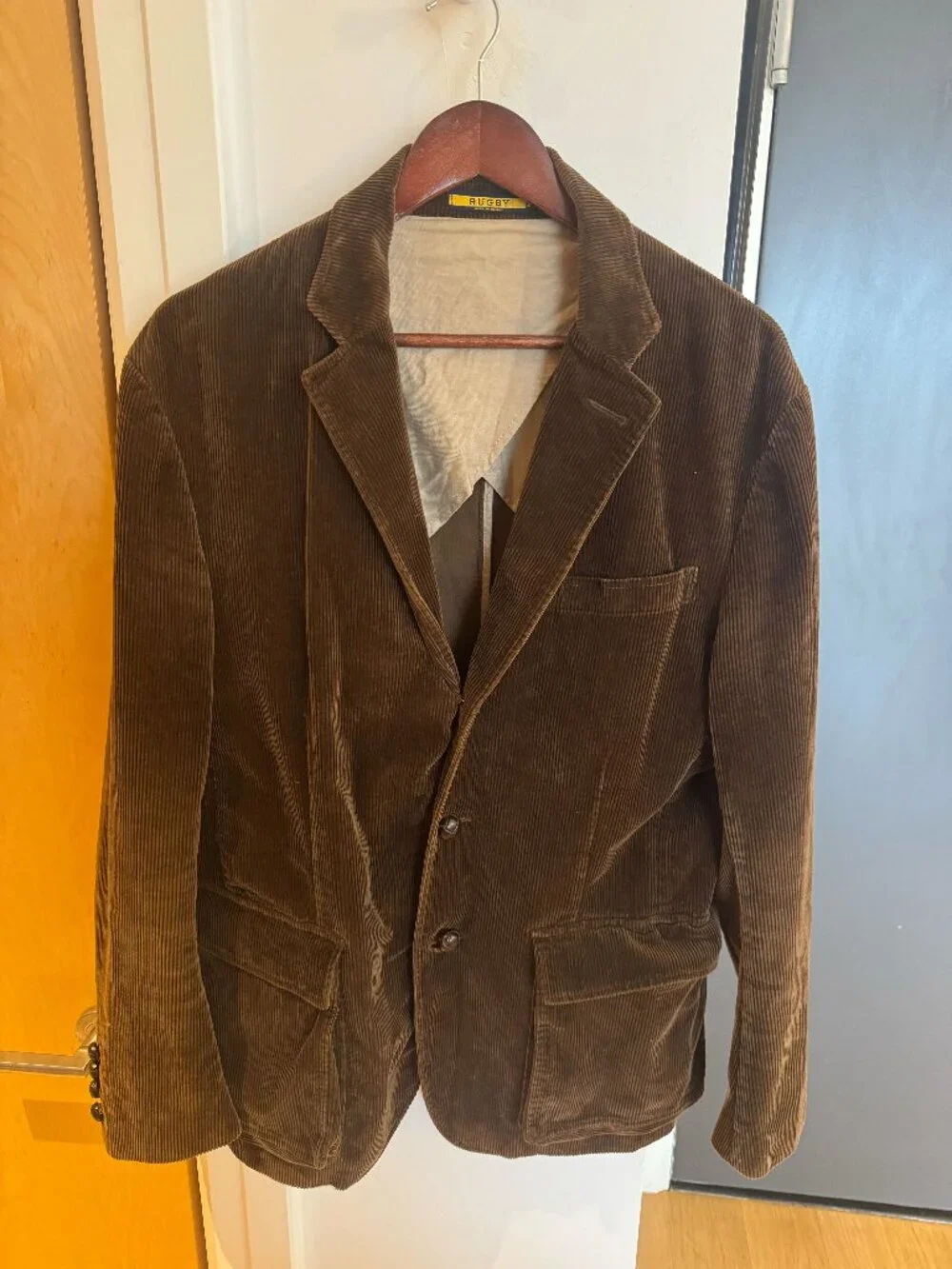 Rugby Ralph Lauren Brown Corduroy Sports Jacket - Picture 1 of 6